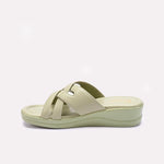 Green Comfy Casual Slippers for Women