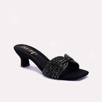 Green Fancy Heel Slippers