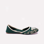 Womens Green Khussa