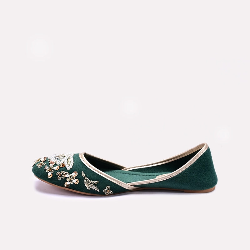 Green Khussa for Women