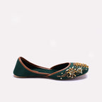 Womens Green Khussa