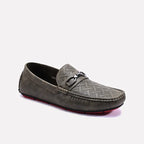Green Perforated Horsebit Loafers 0130941