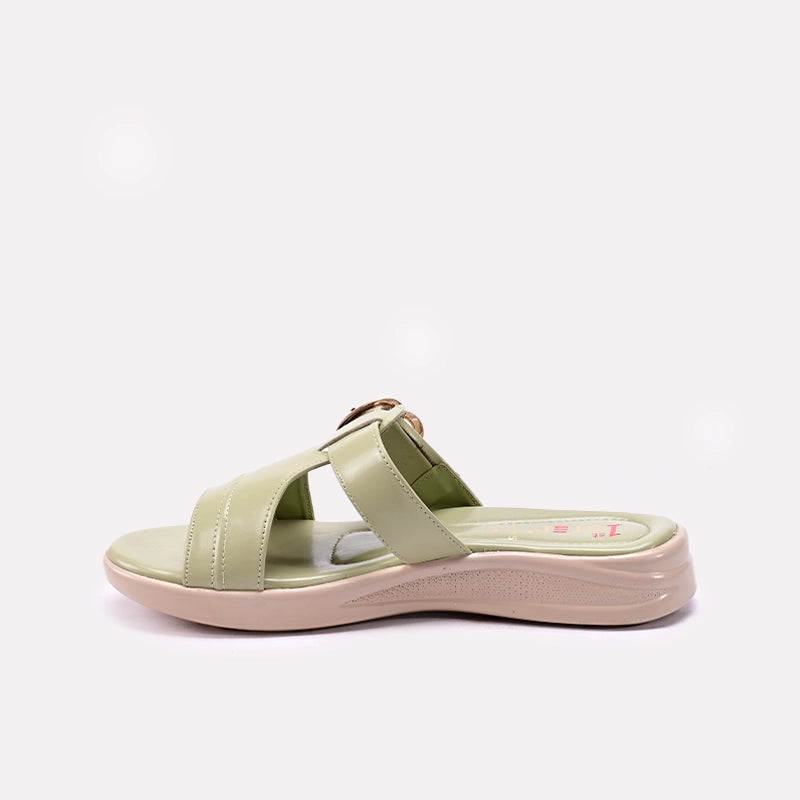 Green Comfy Slippers for Women