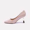 haddon pointed heel fawn court shoes for womens