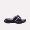 hampshire womens chunky criss cross black fancy slippers