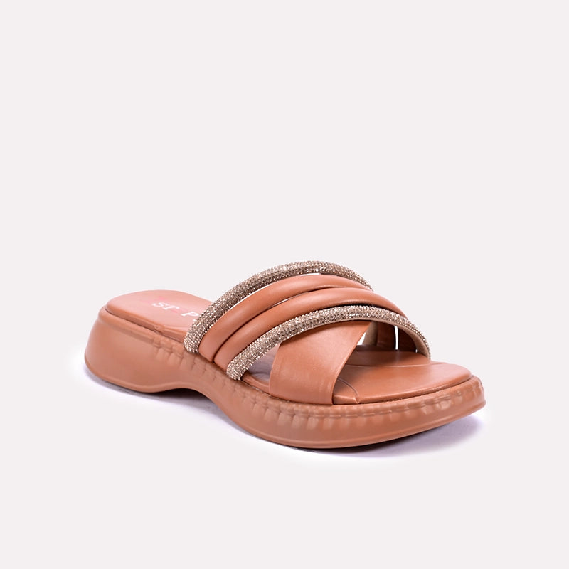 hampshire chunky criss cross mustard fancy slippers