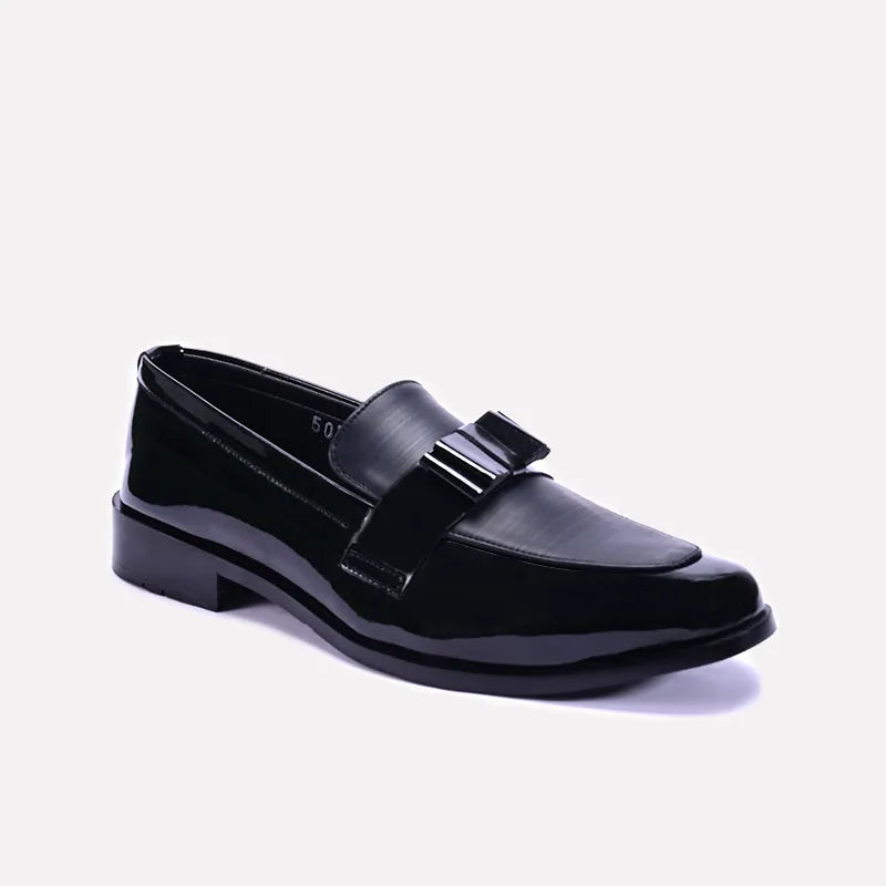 harold black dress shoes