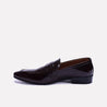 harrington mens maroon perforated dress shoes