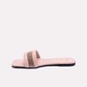 hatherleigh peach fancy slippers for womens