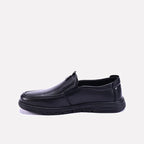 hawthorne black slip on dress shoes for mens