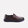 hawthorne mens brown slip on dress shoes