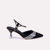 hayley women black fancy heel pumps