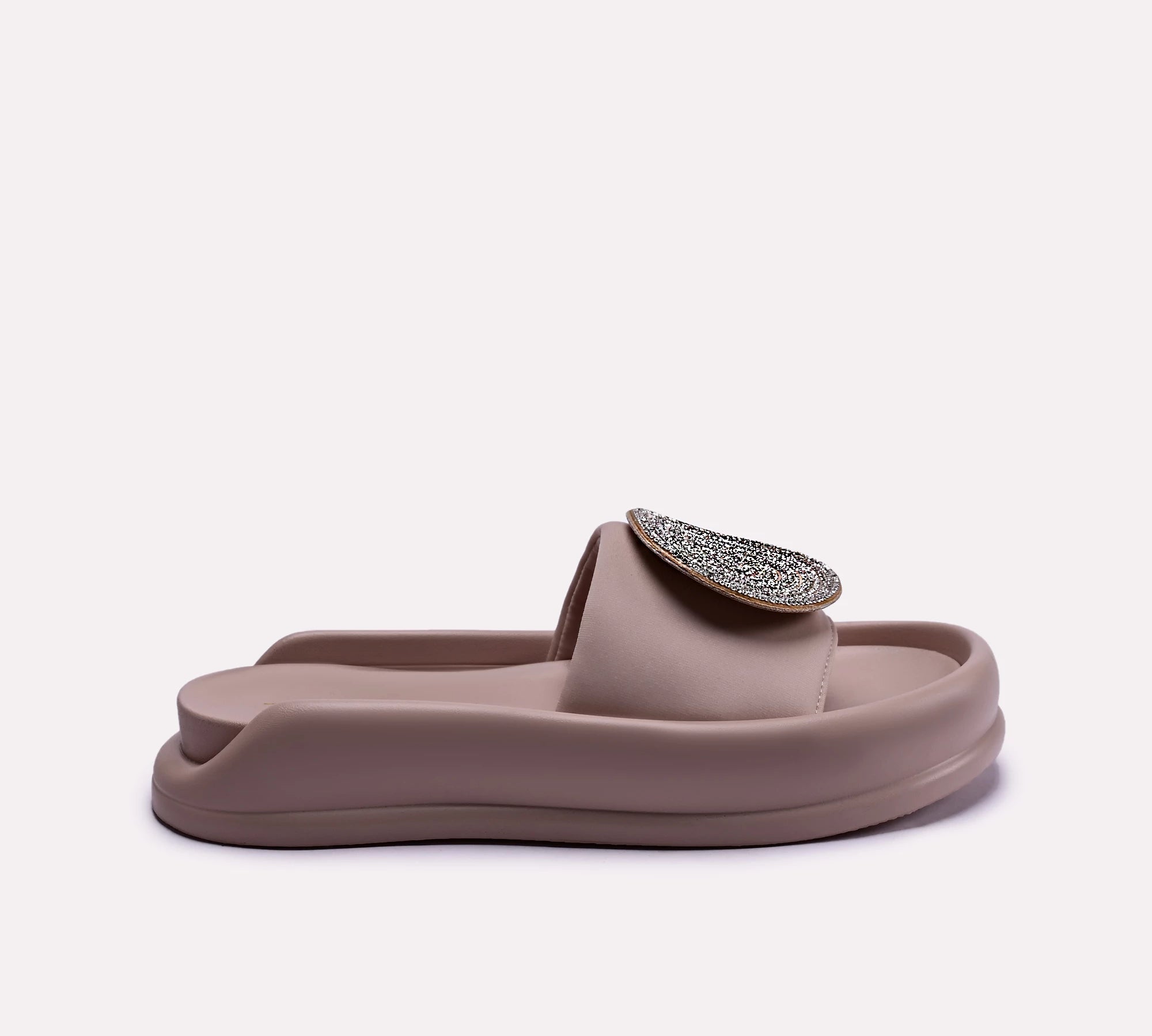 fawn platform slides for women