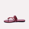 huntington maroon fancy slippers for womens