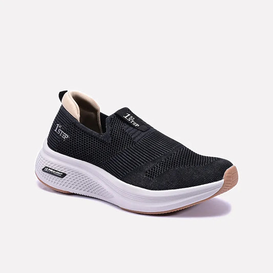 Ignite Black Slip On Sneakers 0120505