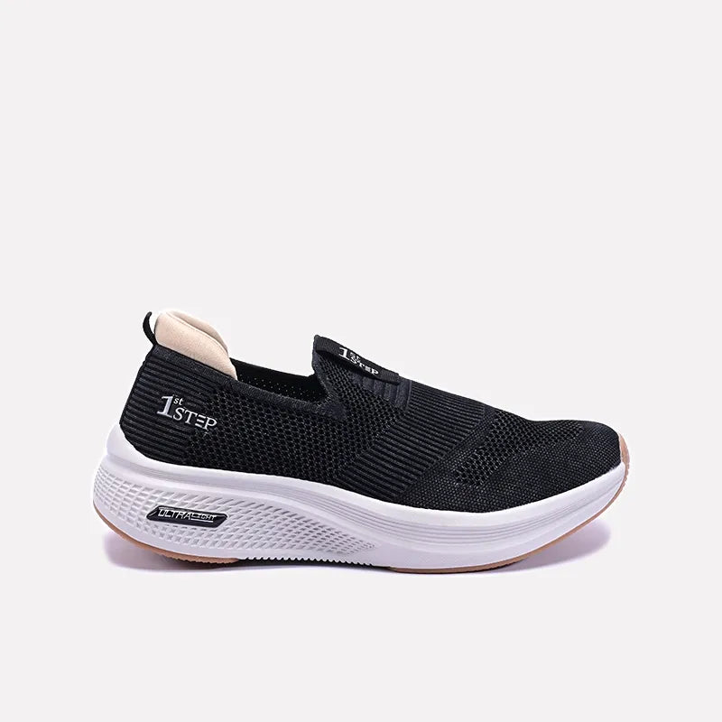 Ignite Black Slip On Sneakers 0120505