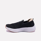 Ignite Black Slip On Sneakers 0120505
