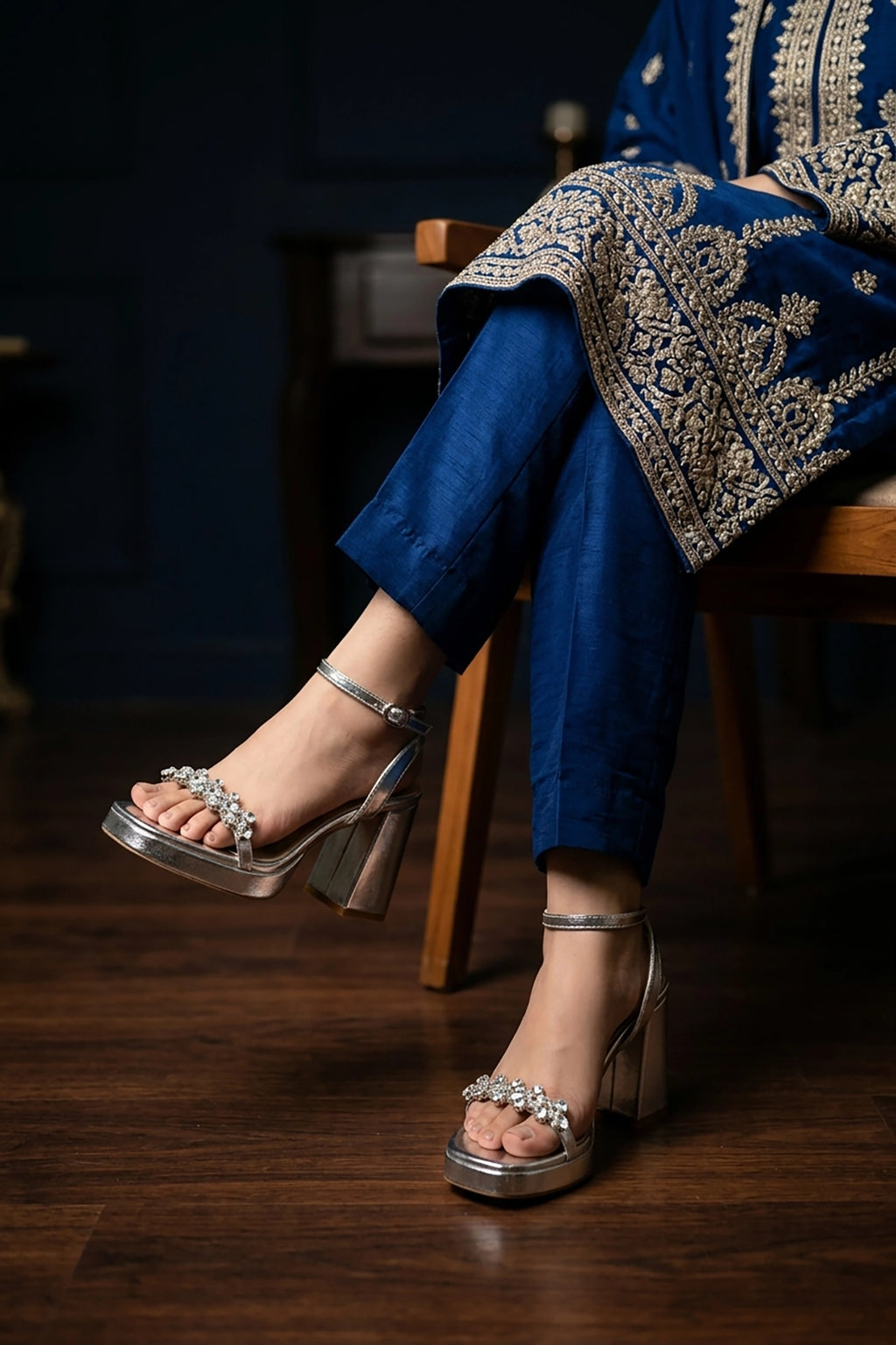 Fancy Sandal Silver 0421757