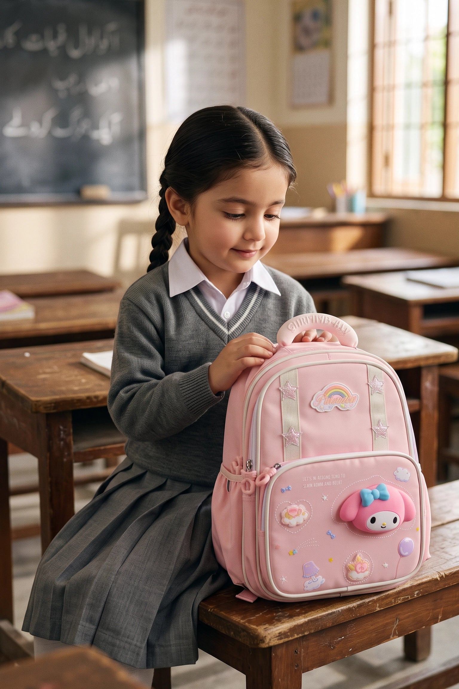 School Backpack Pink 0820777