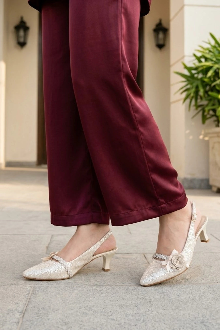 Fancy Court Shoes Fawn 0450236