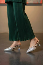 Fancy Court Shoes Silver 0450235
