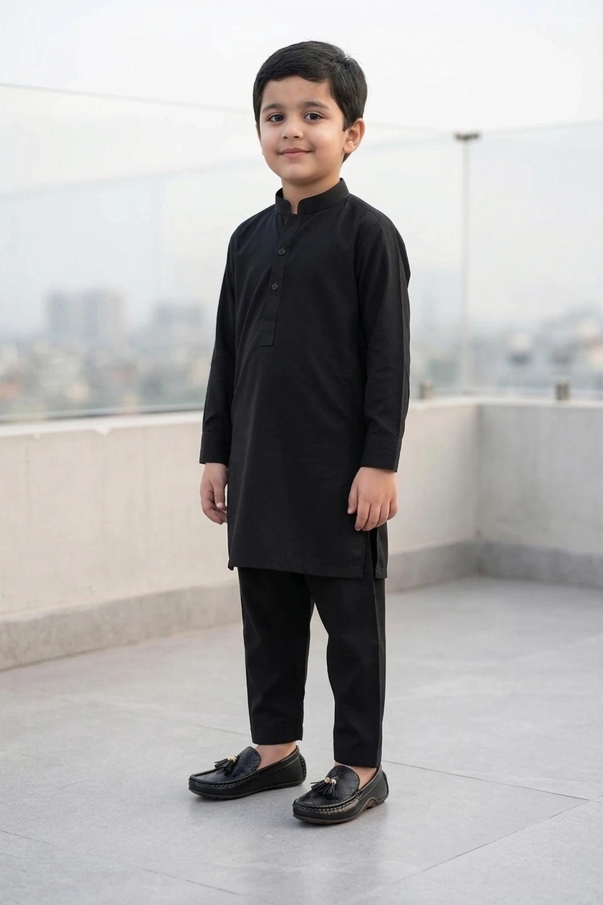 Boy Loafer Shoes Black 0610714
