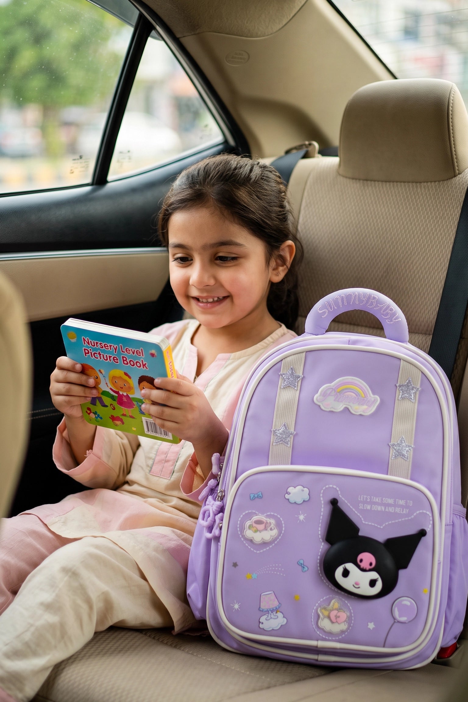 School Backpack Purple 0820777