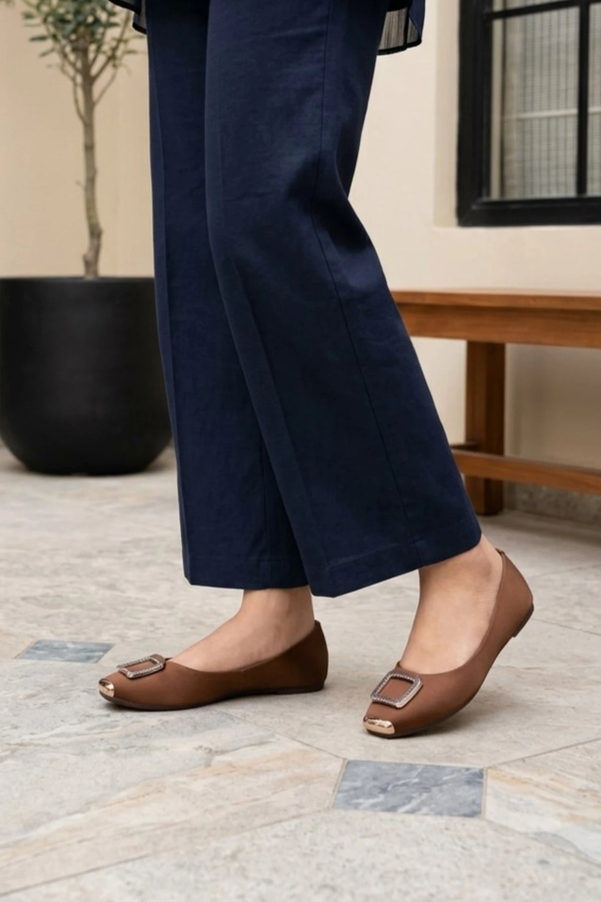 Casual Pumps Mustard 0431486