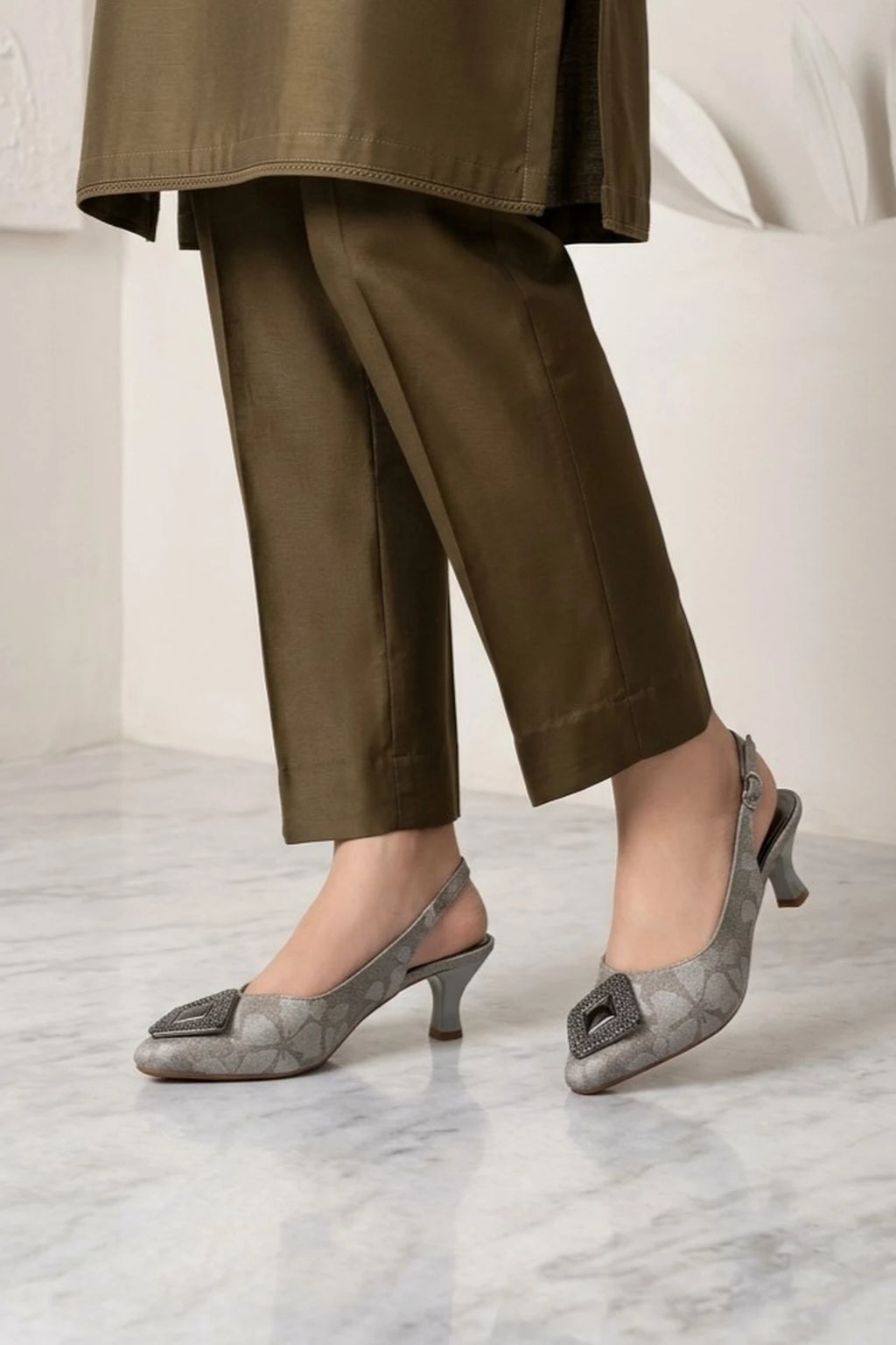 Fancy Court Shoes Gray 0450237
