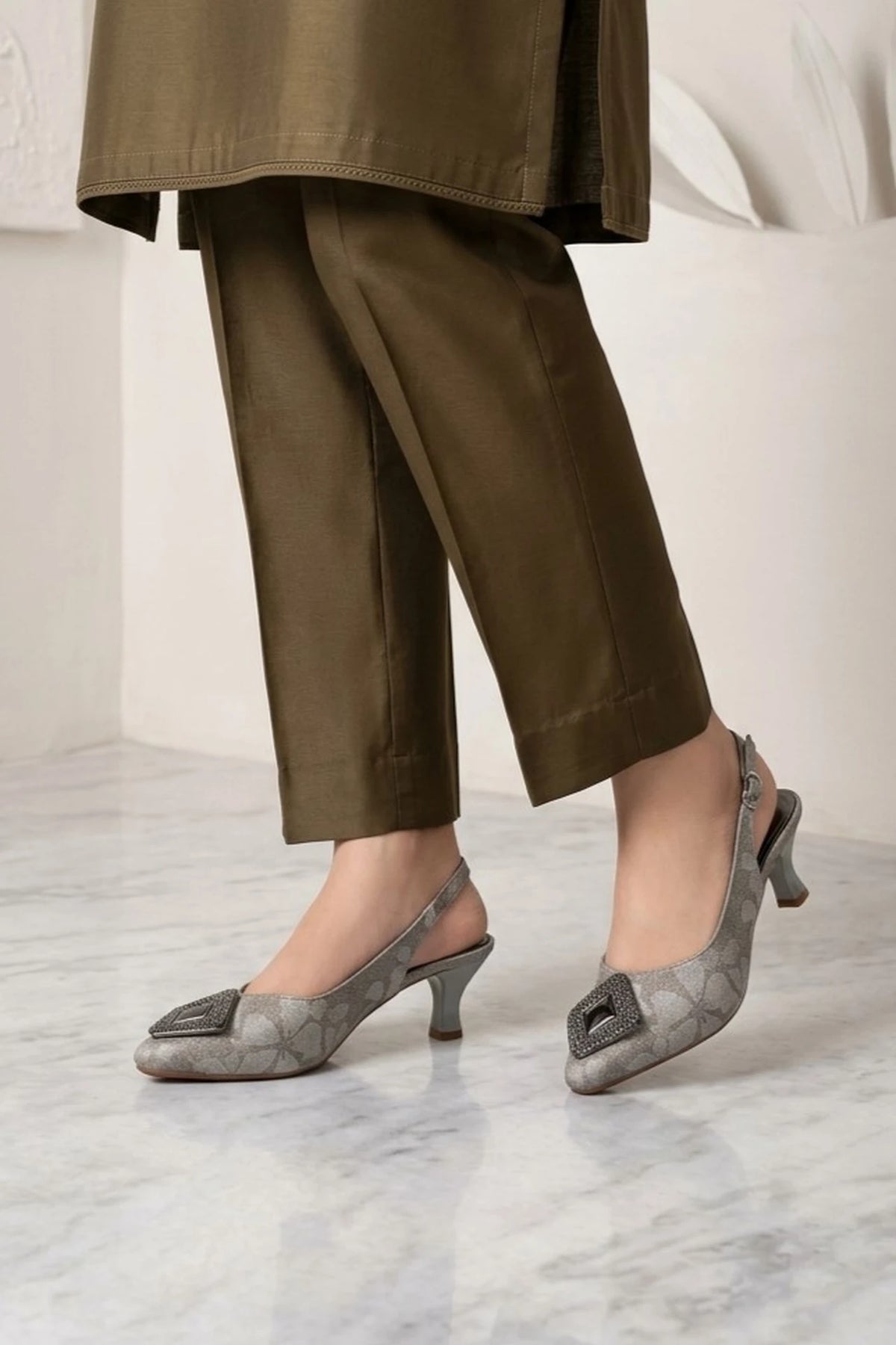 Fancy Court Shoes Gray 0450237