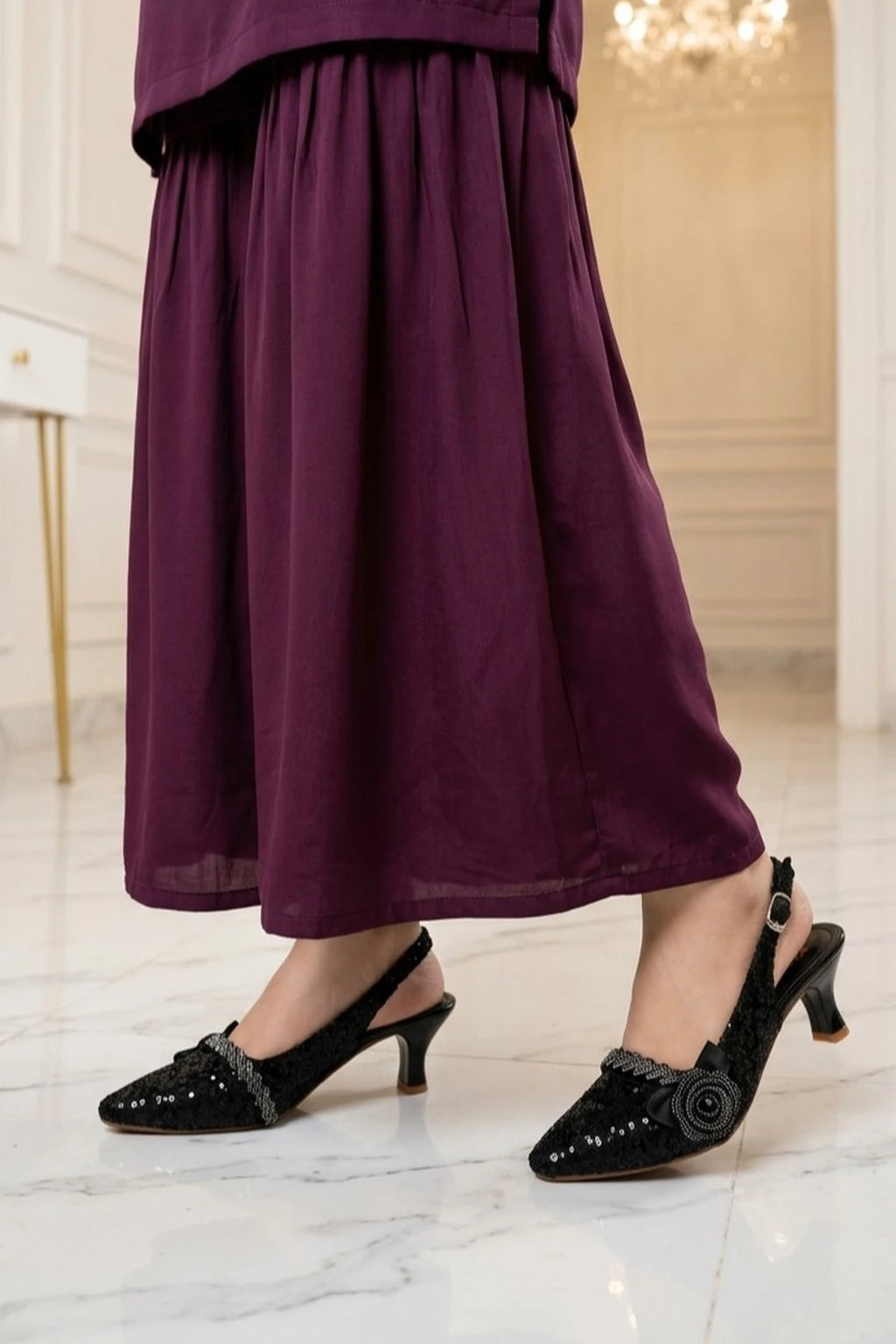 Fancy Court Shoes Black 0450236
