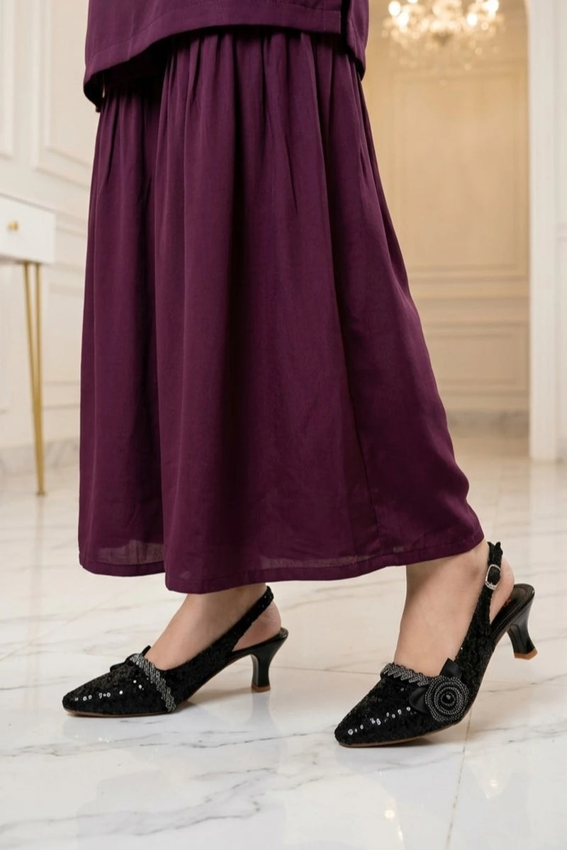 Fancy Court Shoes Black 0450236