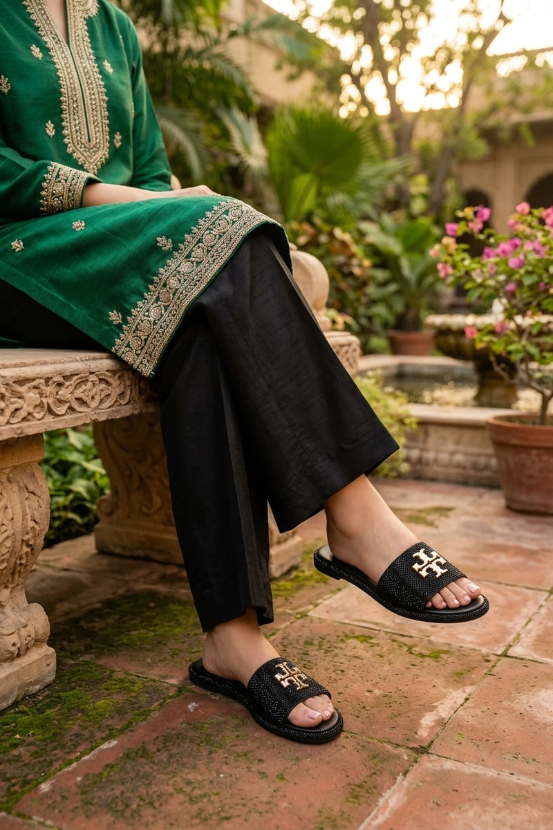 Fancy Slipper Black 0470107