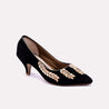 indira black court shoes