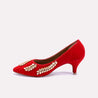 indira red court shoes for women