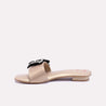 isoleda gold fancy flats for women