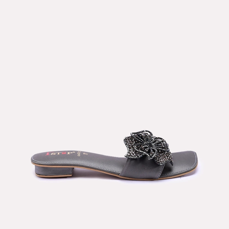 isoleda womens gray fancy flats