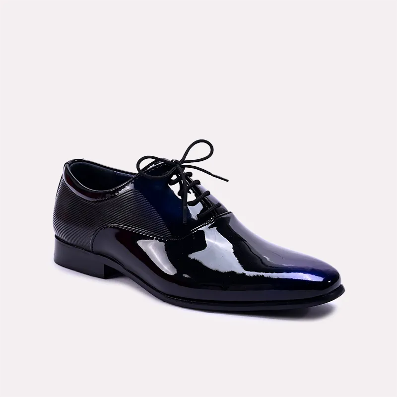 ivor black glossy formal oxford shoes