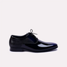 ivor mens black glossy formal oxford shoes