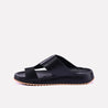 jasper black thumb strap slippers for men