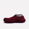 jessica maroon slip on sneakers for women