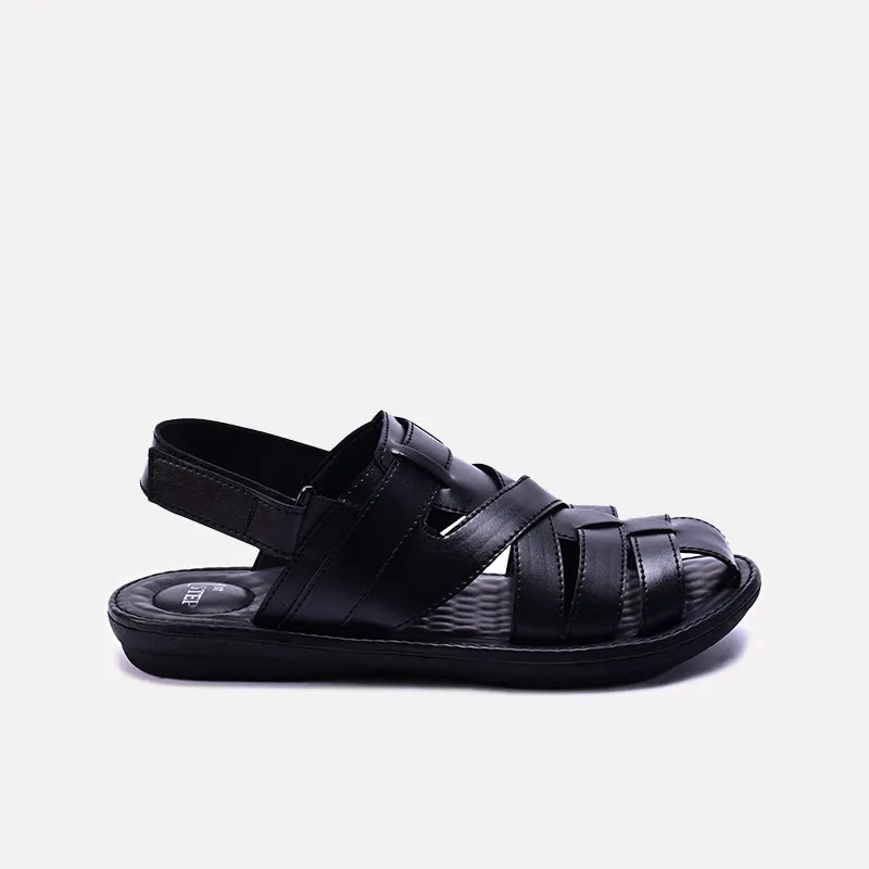 joaquin men black casual sandals