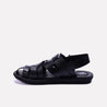 joaquin black casual sandals for men