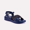 jocasta navy blue comfy sandals