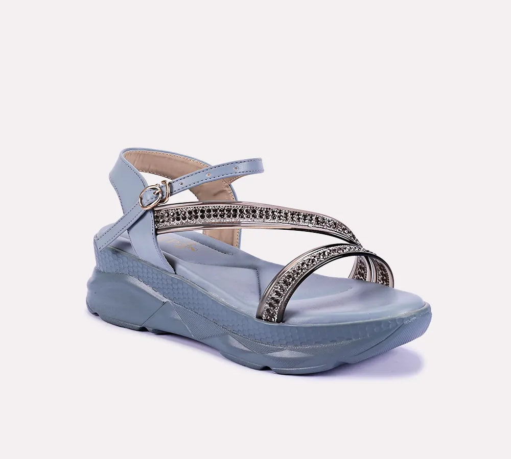 jocelyn gray chunky soft sandals