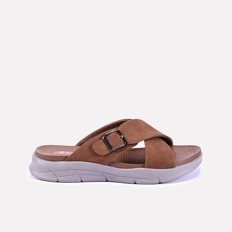 jonah men brown casual slippers