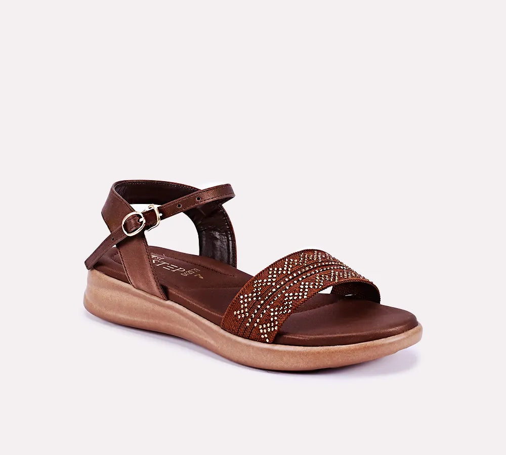 joy brown soft sandals