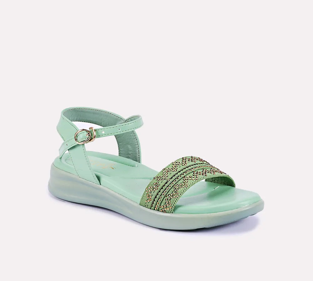 joy light green soft sandals