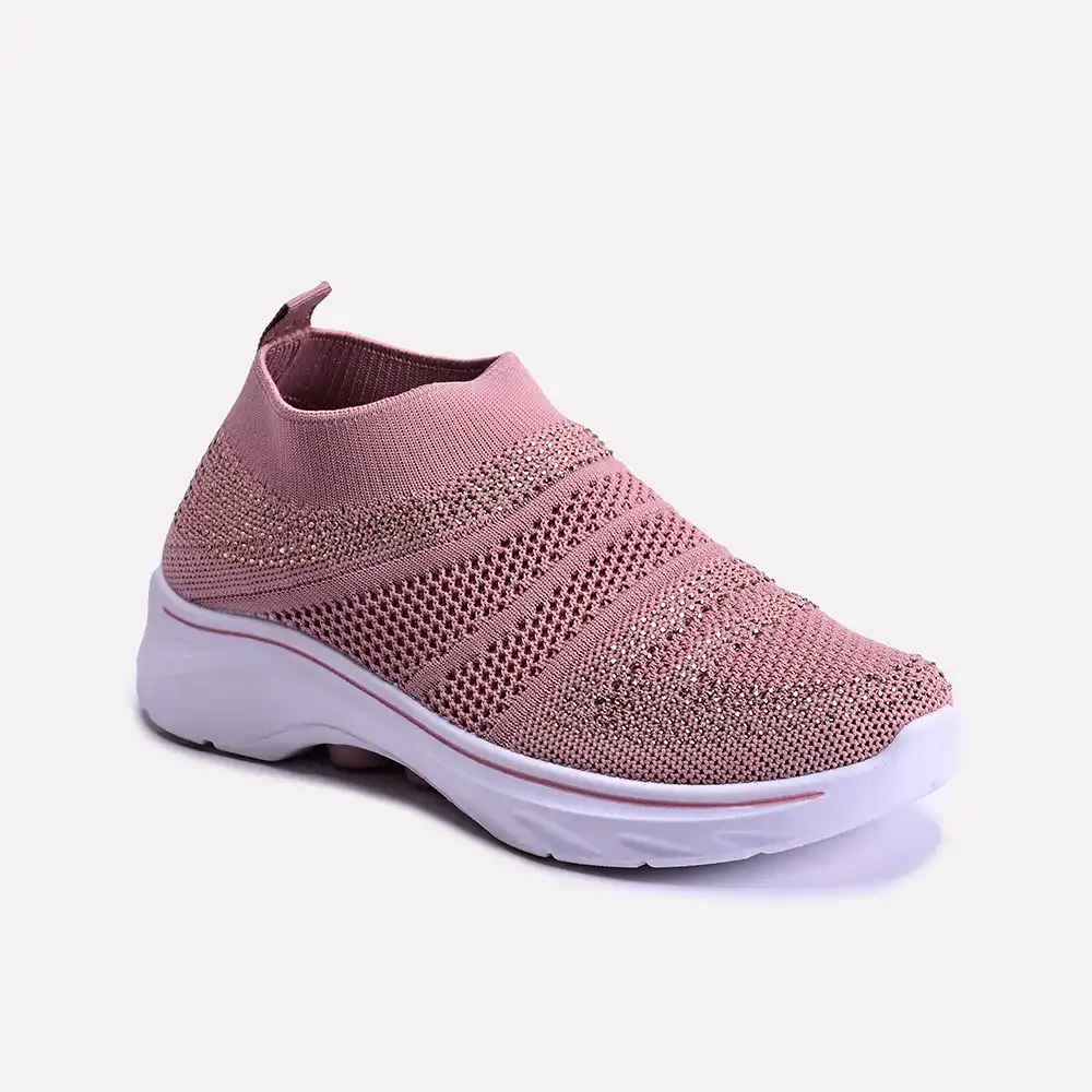 julia pink slip on sneakers