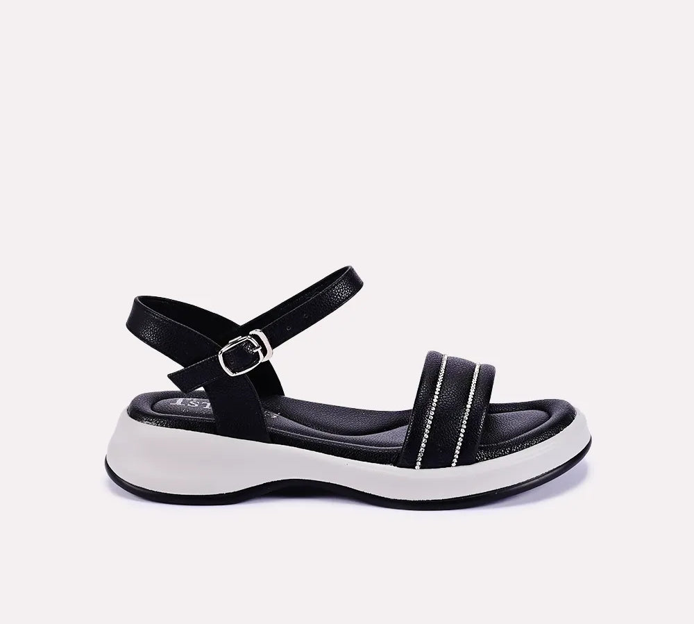 juliet women black soft sandals